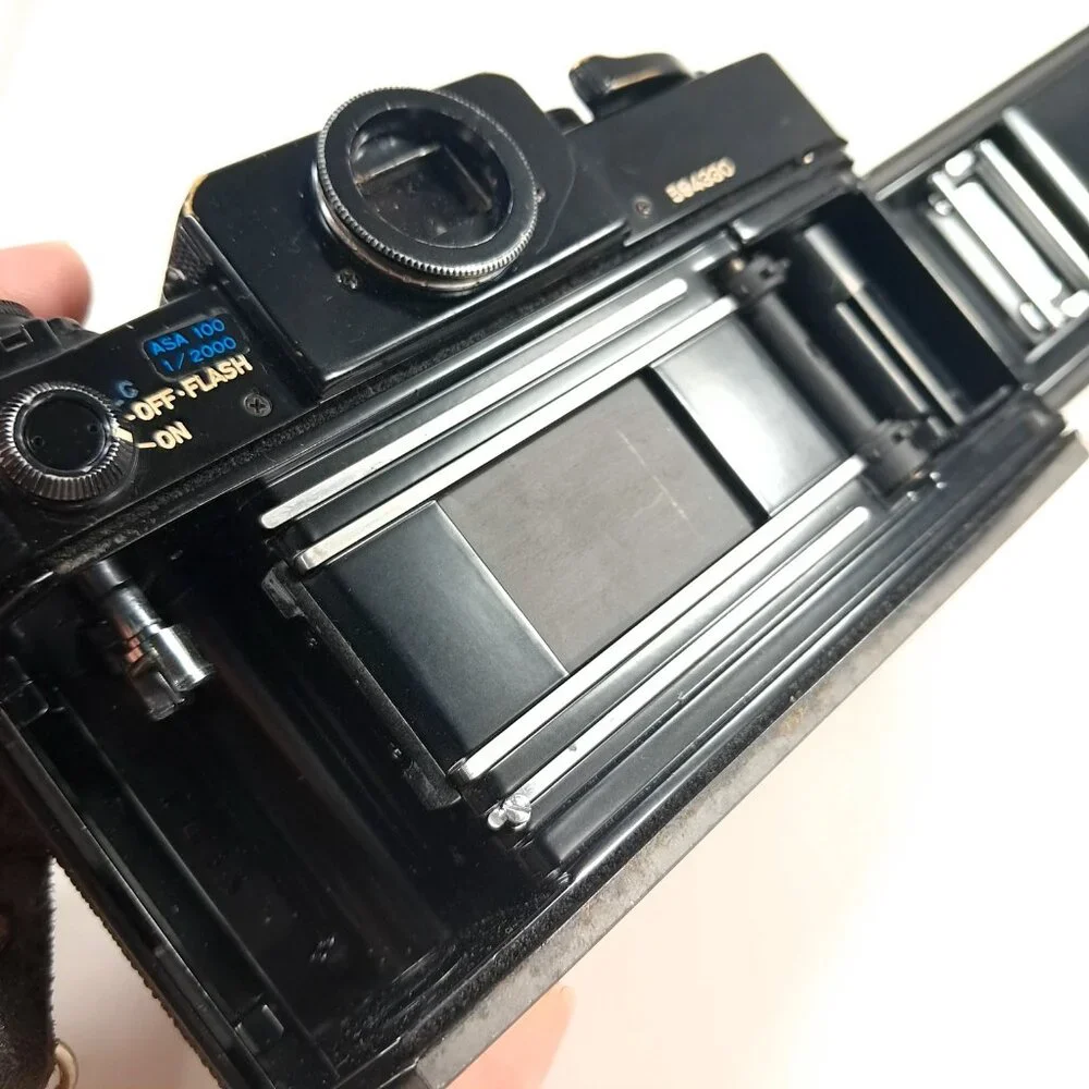 Canon‎ F-1 Early original Model Black 35mm Film Camera JAPAN Vintage FOR REPAIR